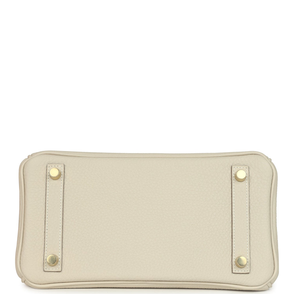 Birkin 25 Craie Togo Gold Hardware Bag