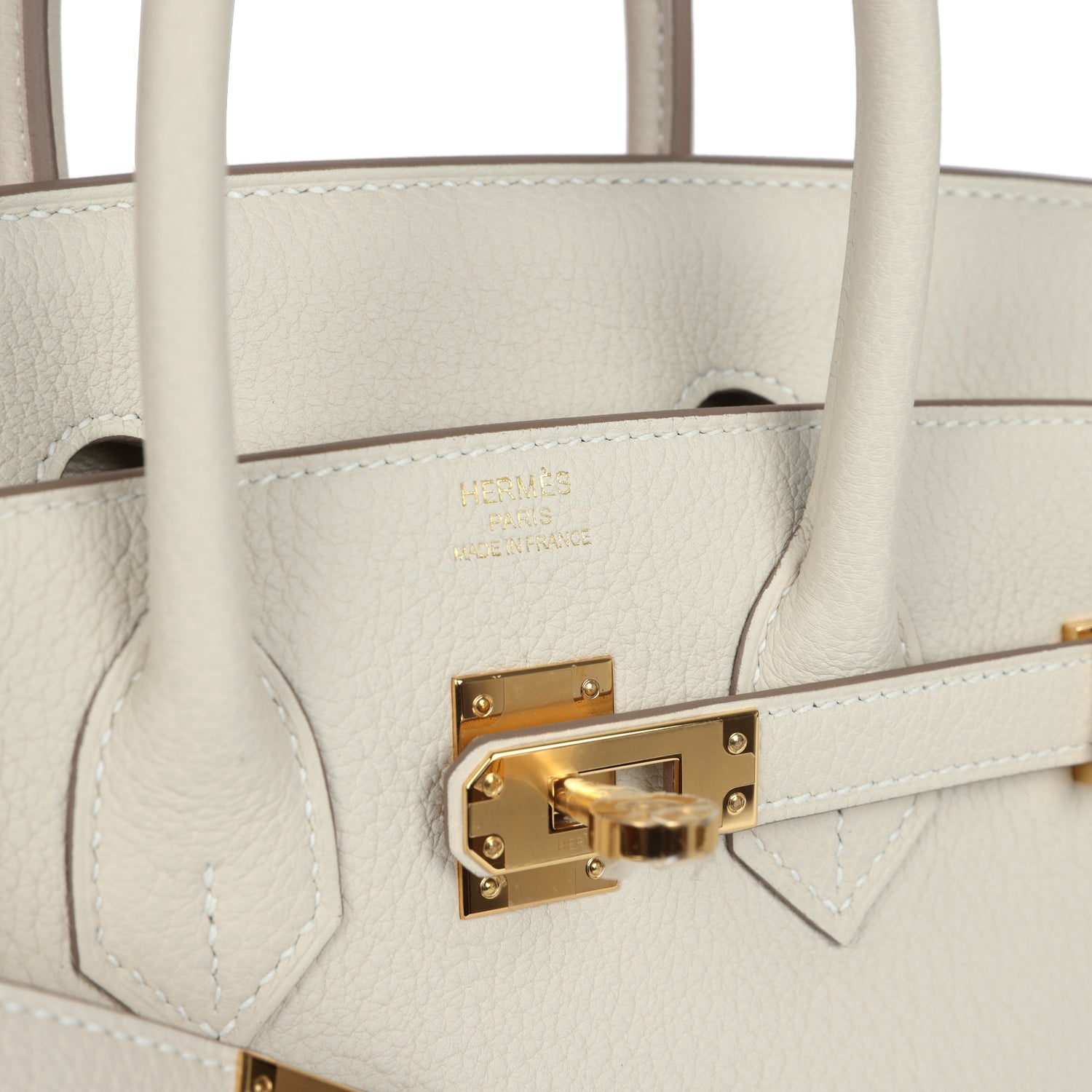 Birkin 25 Craie Togo Gold Hardware Bag