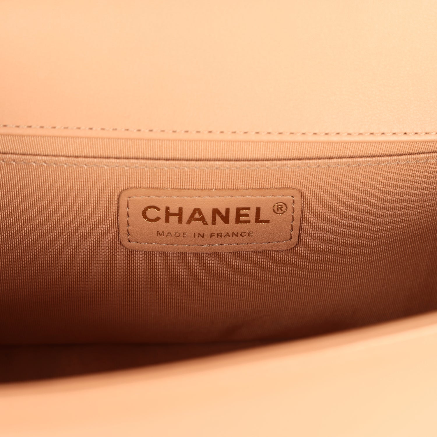 pre-owned-chanel-medium-boy-bag-dark-beige-lambskin-antique-gold-metal