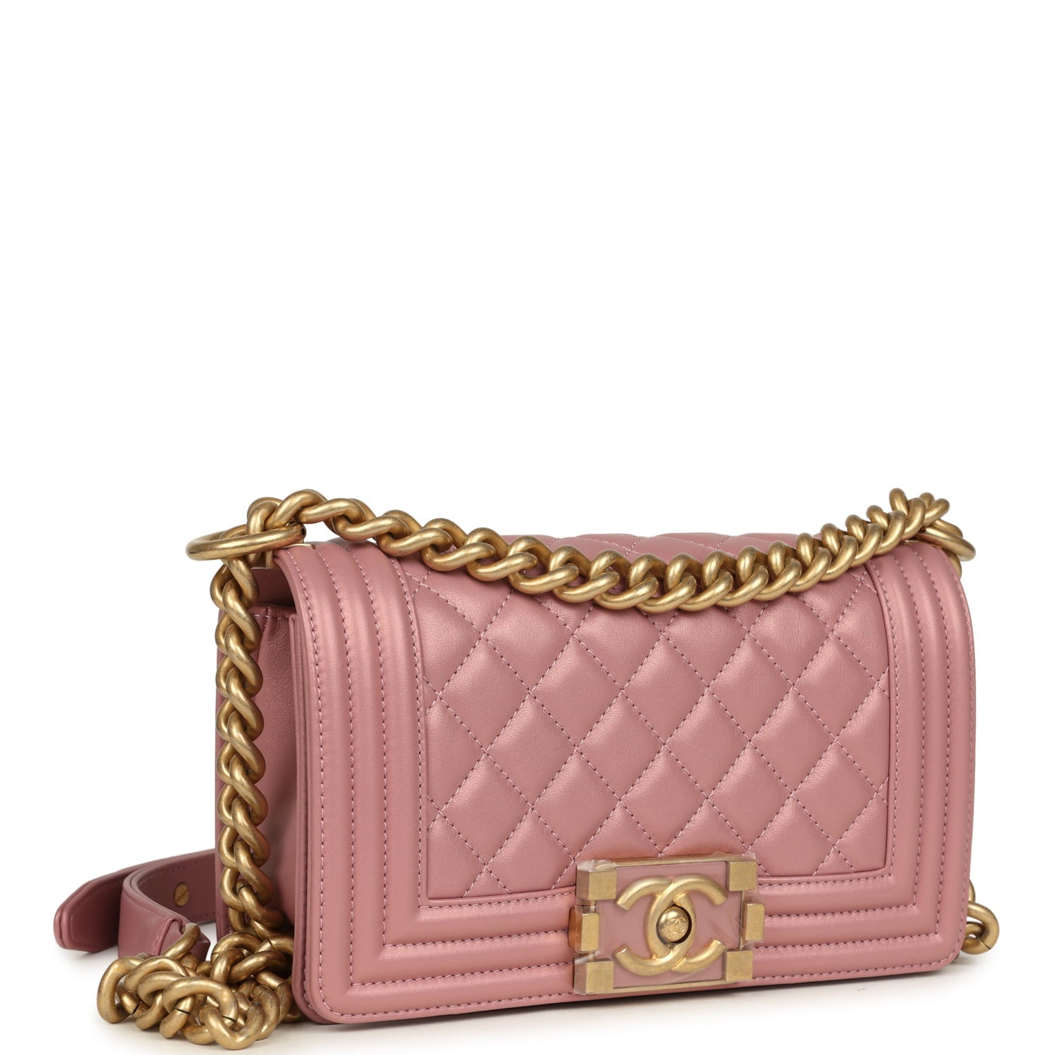 chanel-small-boy-bag-pink-iridescent-lambskin-antique-gold-metal