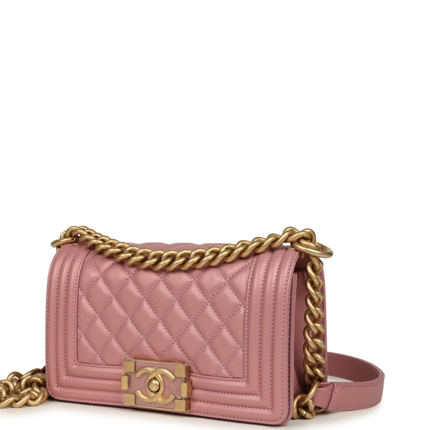 chanel-small-boy-bag-pink-iridescent-lambskin-antique-gold-metal