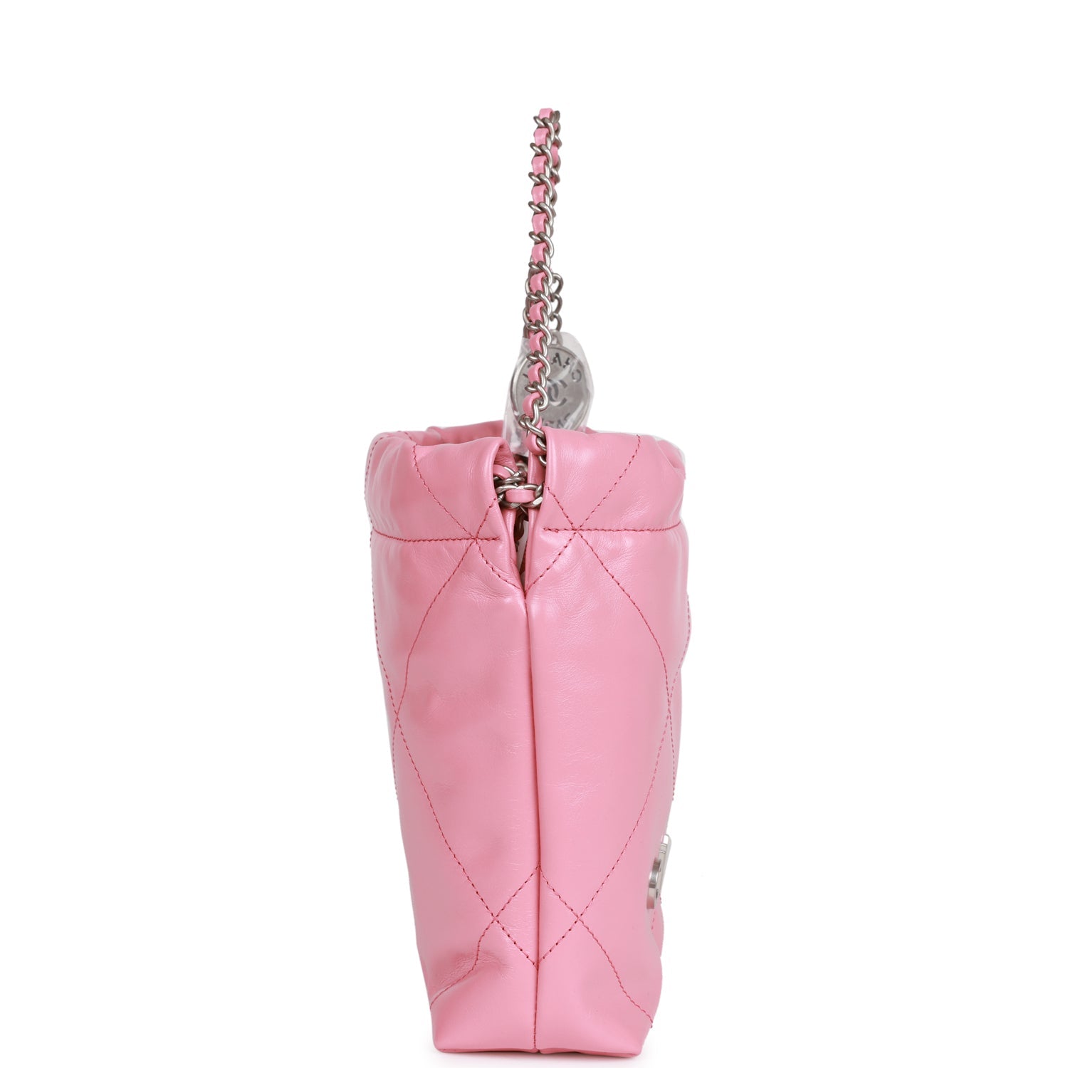 chanel-mini-22-bag-pink-calfskin-silver-metal