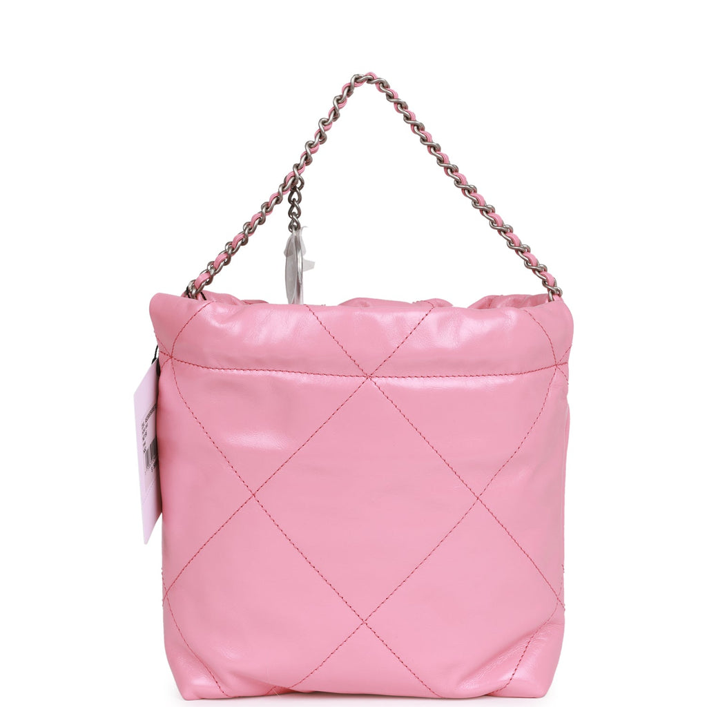 chanel-mini-22-bag-pink-calfskin-silver-metal