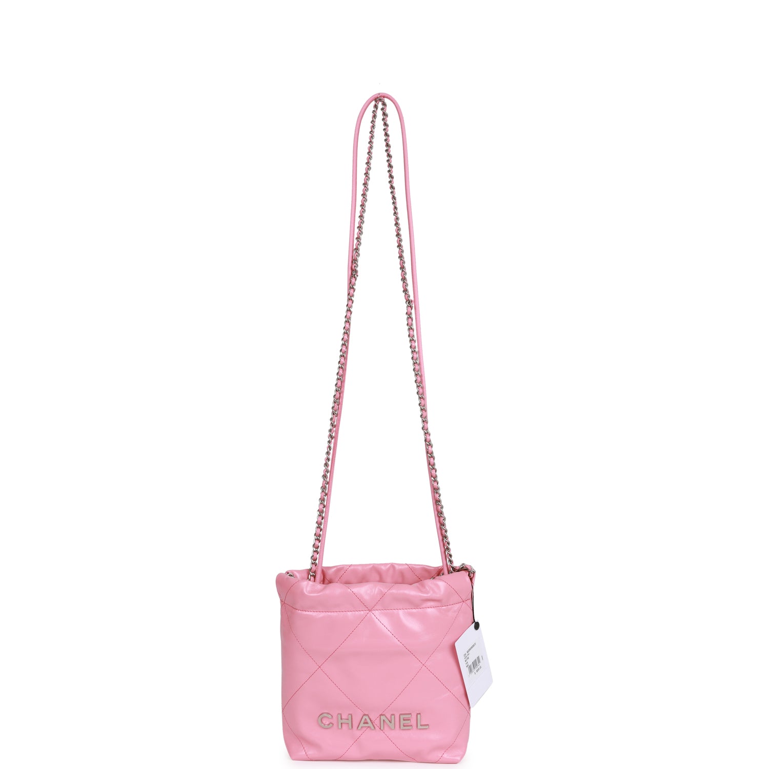 chanel-mini-22-bag-pink-calfskin-silver-metal