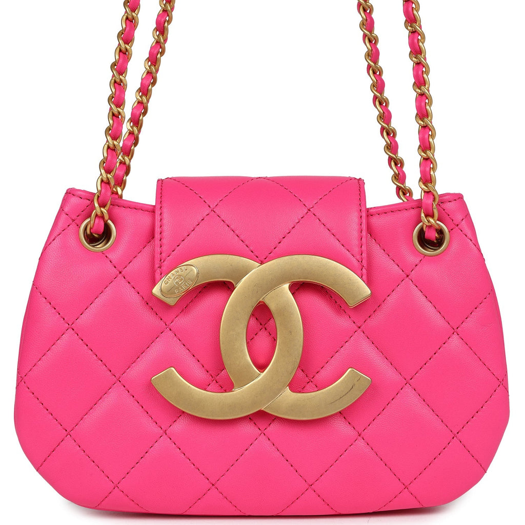 chanel-cc-mini-shoulder-bag-fuchsia-lambskin-antique-gold-hardwar