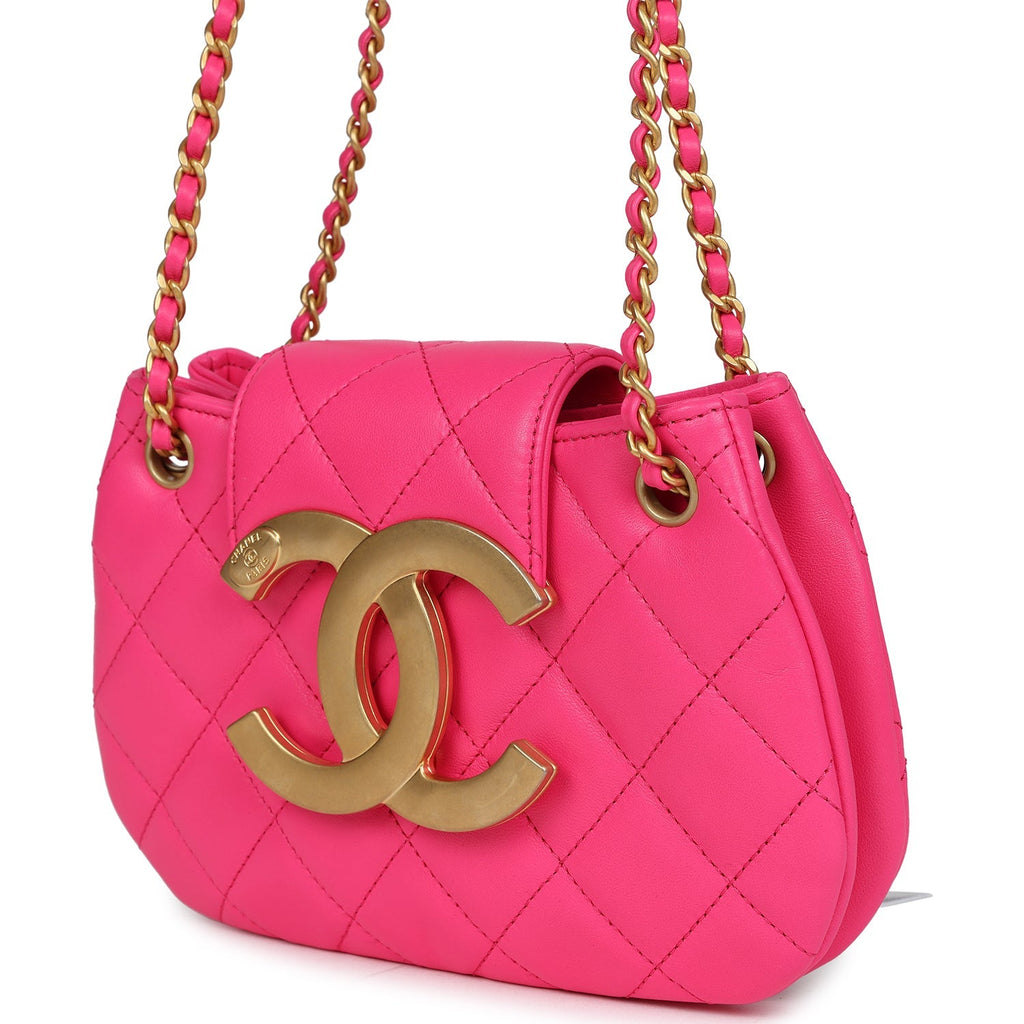 chanel-cc-mini-shoulder-bag-fuchsia-lambskin-antique-gold-hardwar