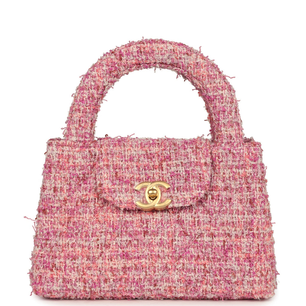 chanel-small-kelly-shopper-pink-tweed-brushed-gold-metal-5