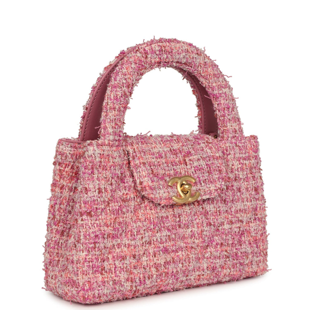 chanel-small-kelly-shopper-pink-tweed-brushed-gold-metal-5