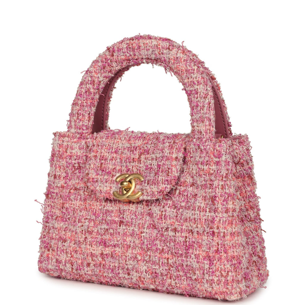chanel-small-kelly-shopper-pink-tweed-brushed-gold-metal-5