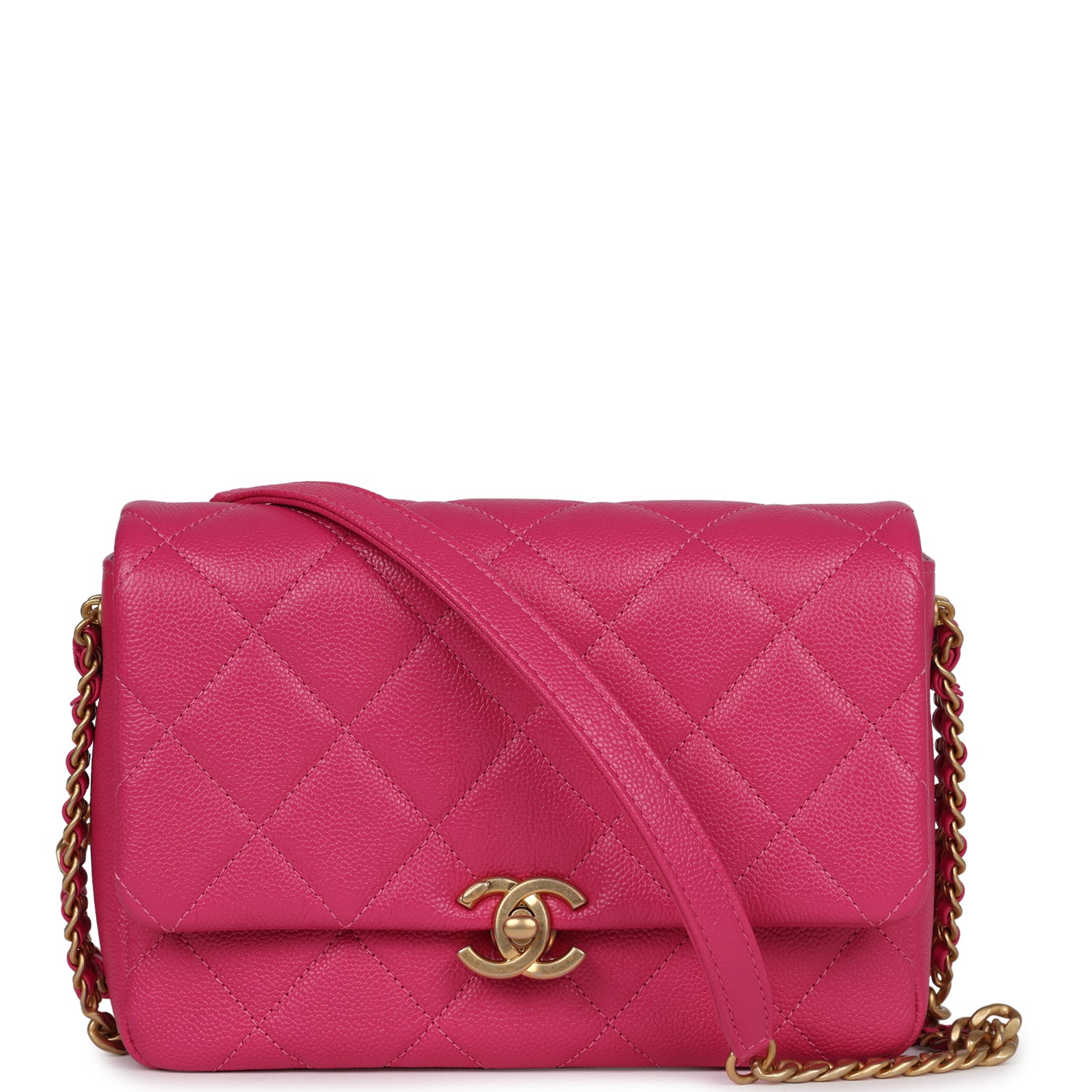 chanel-small-melody-flap-bag-dark-pink-caviar-aged-gold-metal