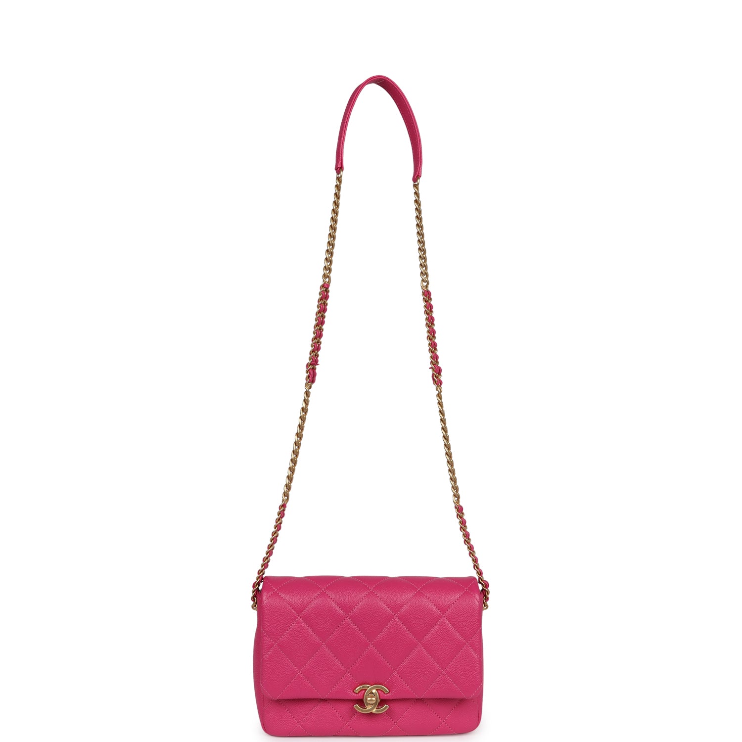 chanel-small-melody-flap-bag-dark-pink-caviar-aged-gold-metal