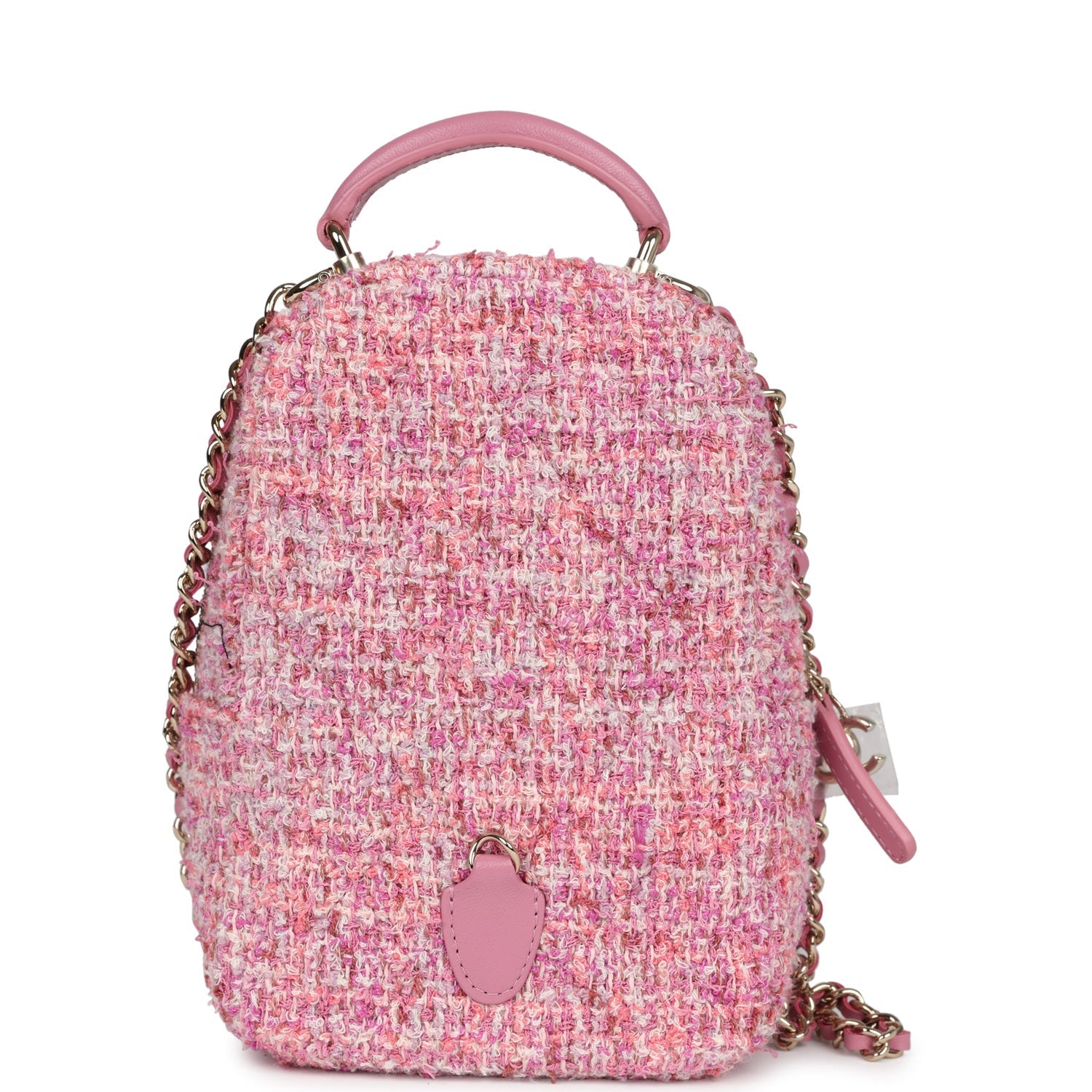chanel-mini-phone-holder-backpack-with-chain-pink-multicolor-tweed-light-gold-metal
