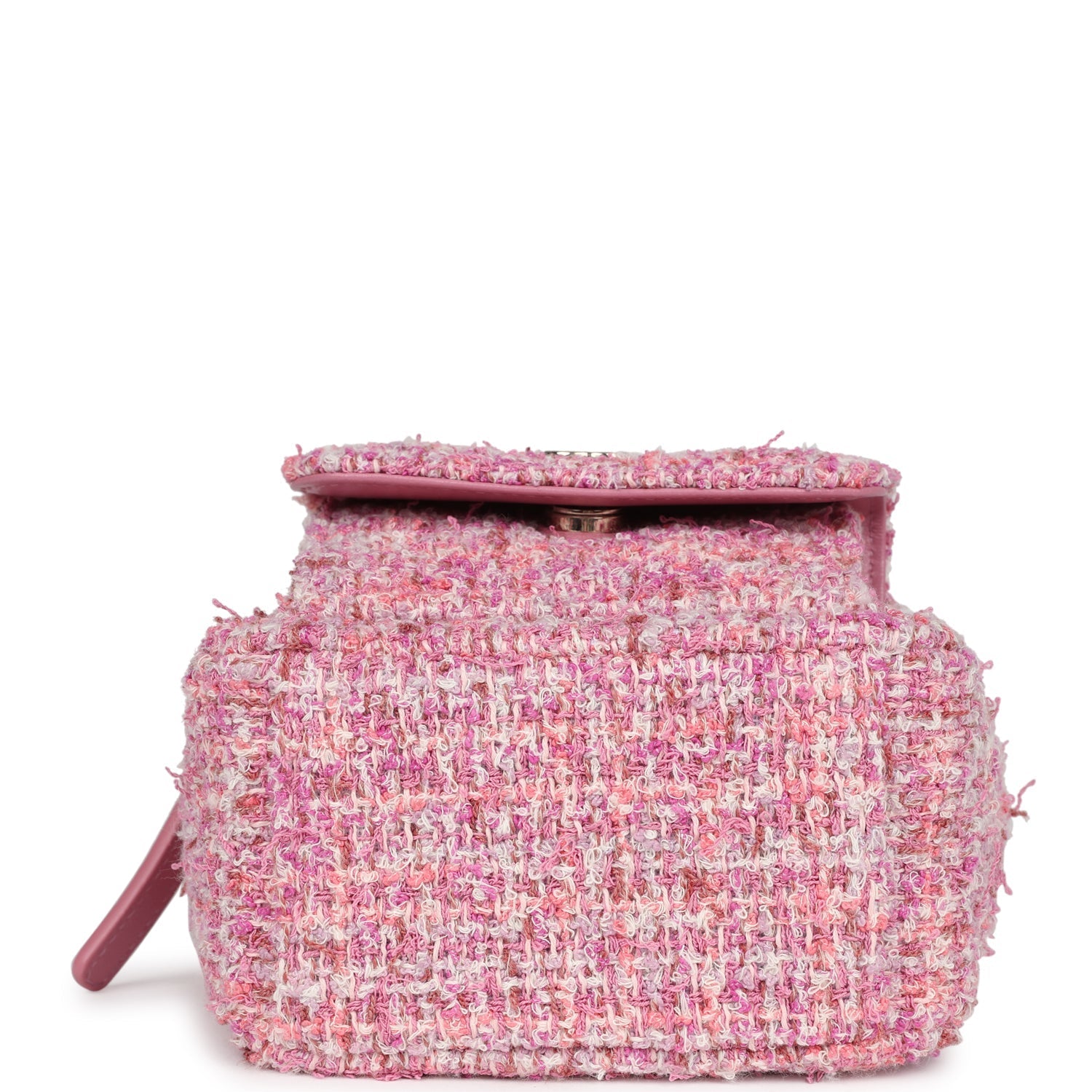 chanel-mini-phone-holder-backpack-with-chain-pink-multicolor-tweed-light-gold-metal