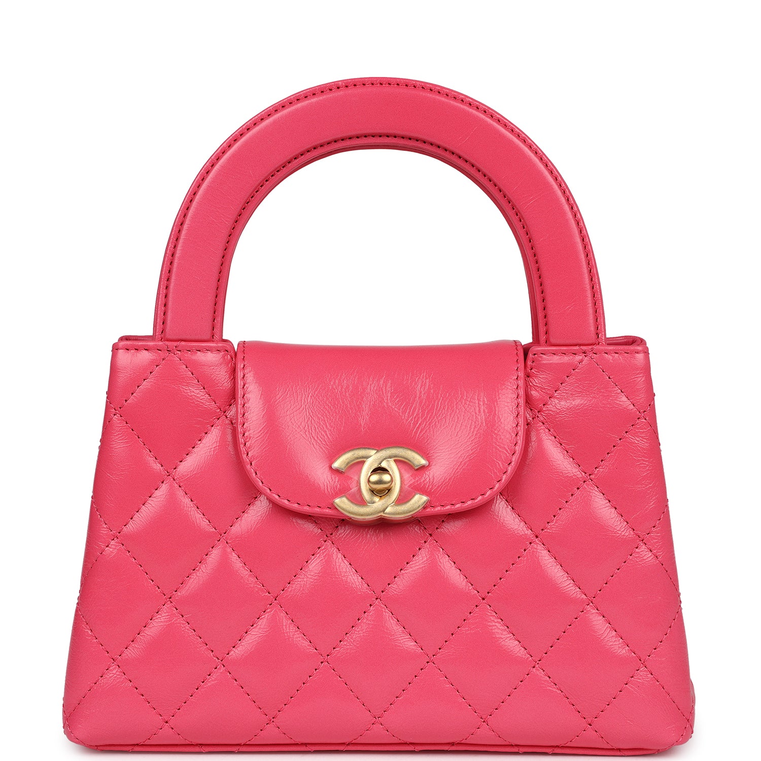 chanel-small-kelly-shopper-dark-pink-shiny-aged-calfskin-brushed-gold-metal-2