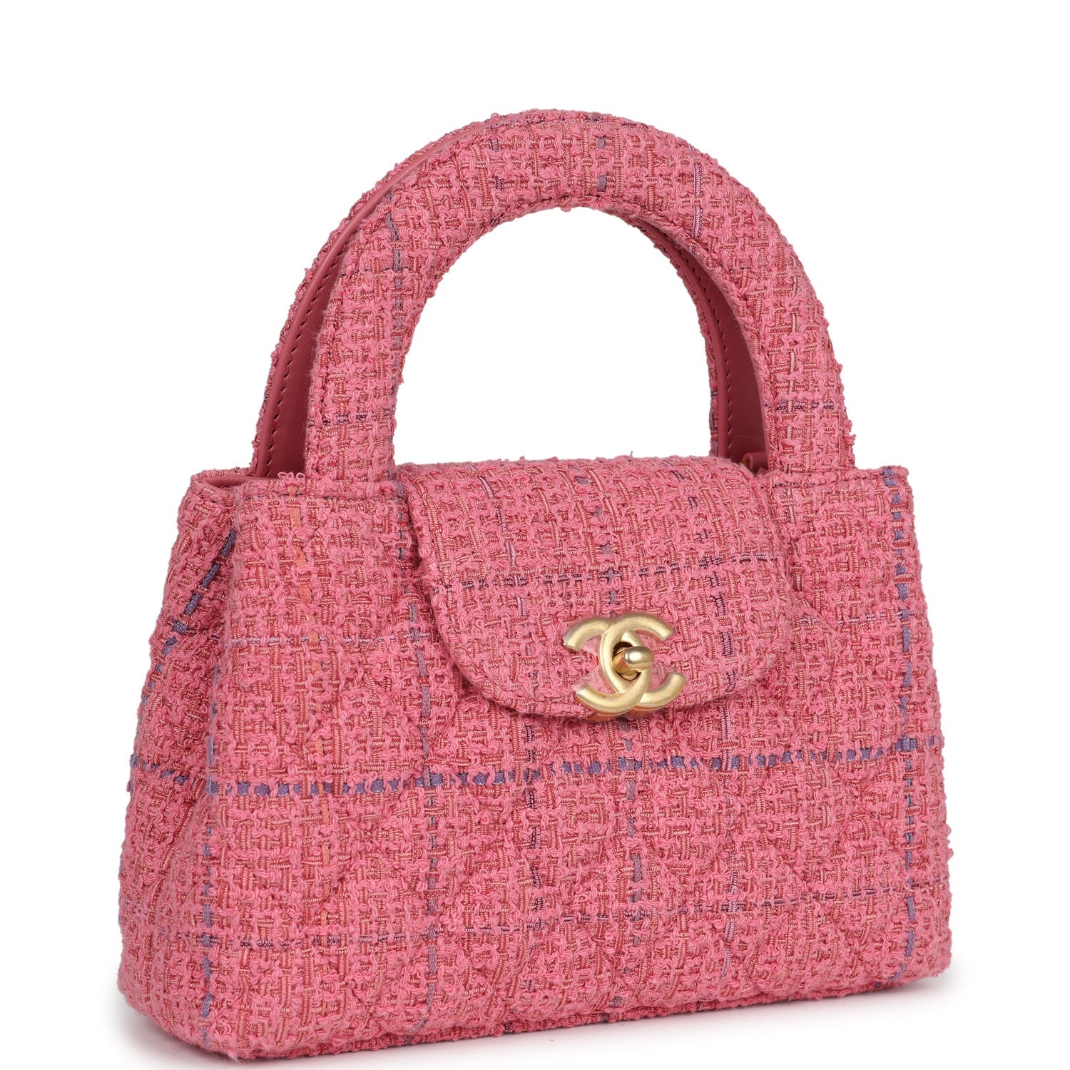 chanel-small-kelly-shopper-pink-tweed-brushed-gold-metal-4