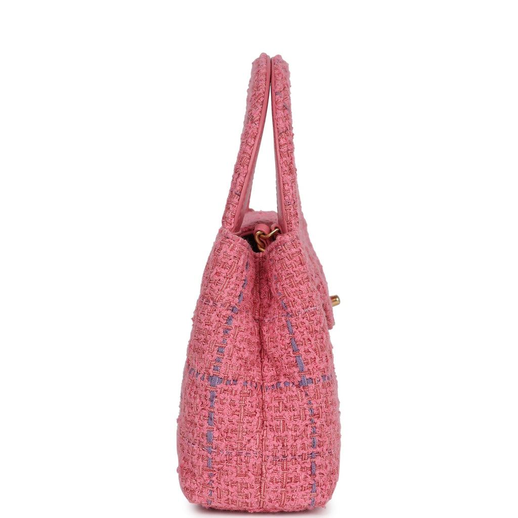 chanel-small-kelly-shopper-pink-tweed-brushed-gold-metal-4