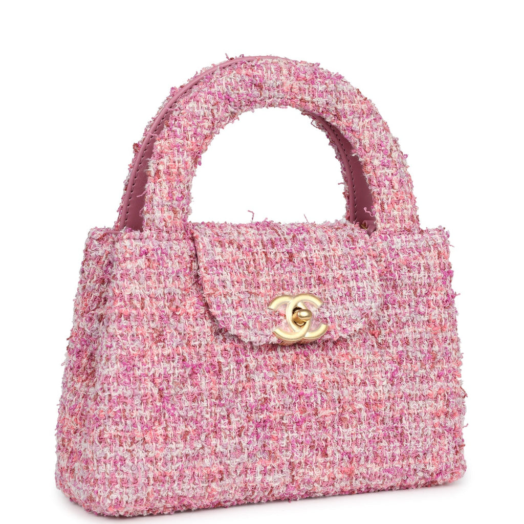 chanel-small-kelly-shopper-pink-tweed-brushed-gold-metal-3