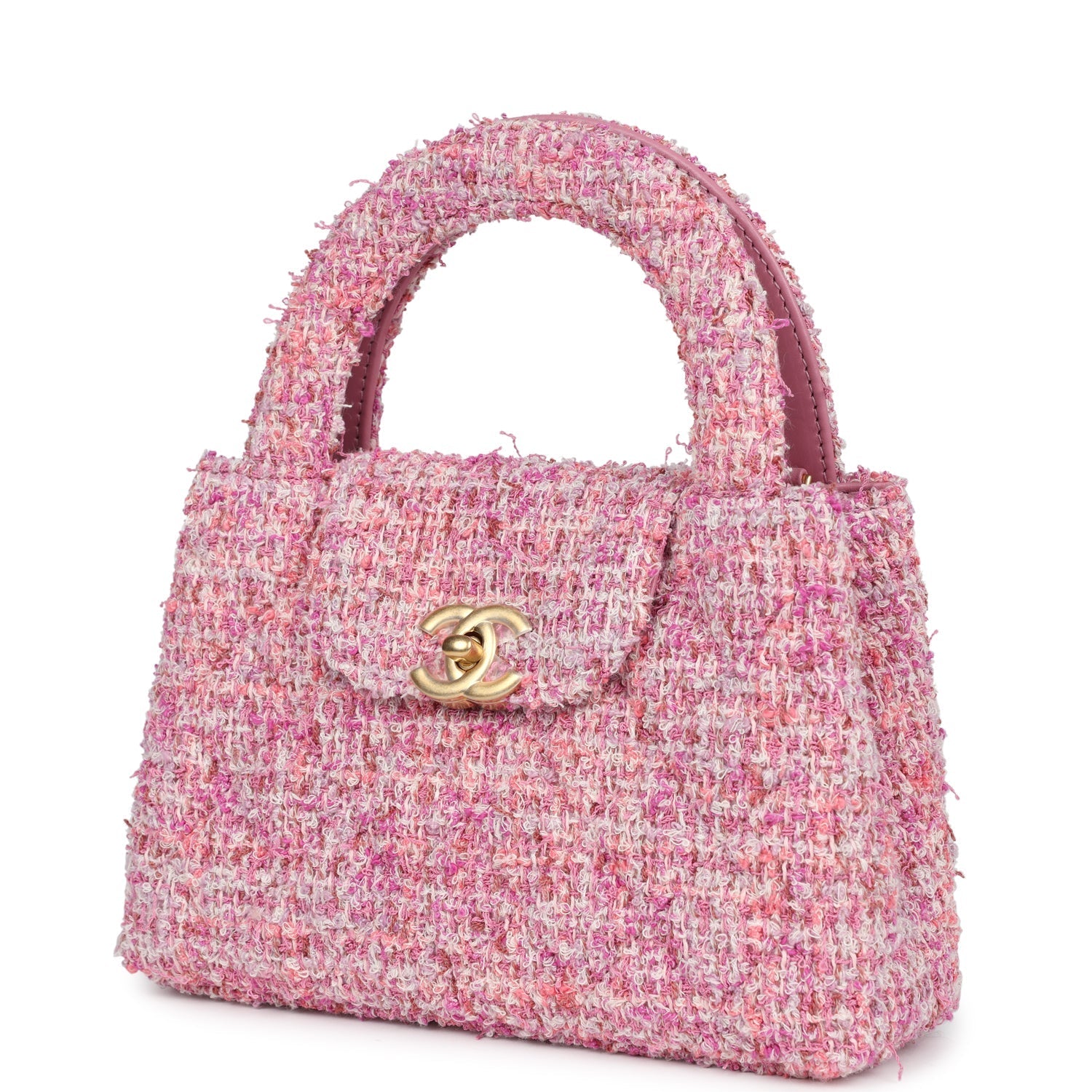 chanel-small-kelly-shopper-pink-tweed-brushed-gold-metal-3