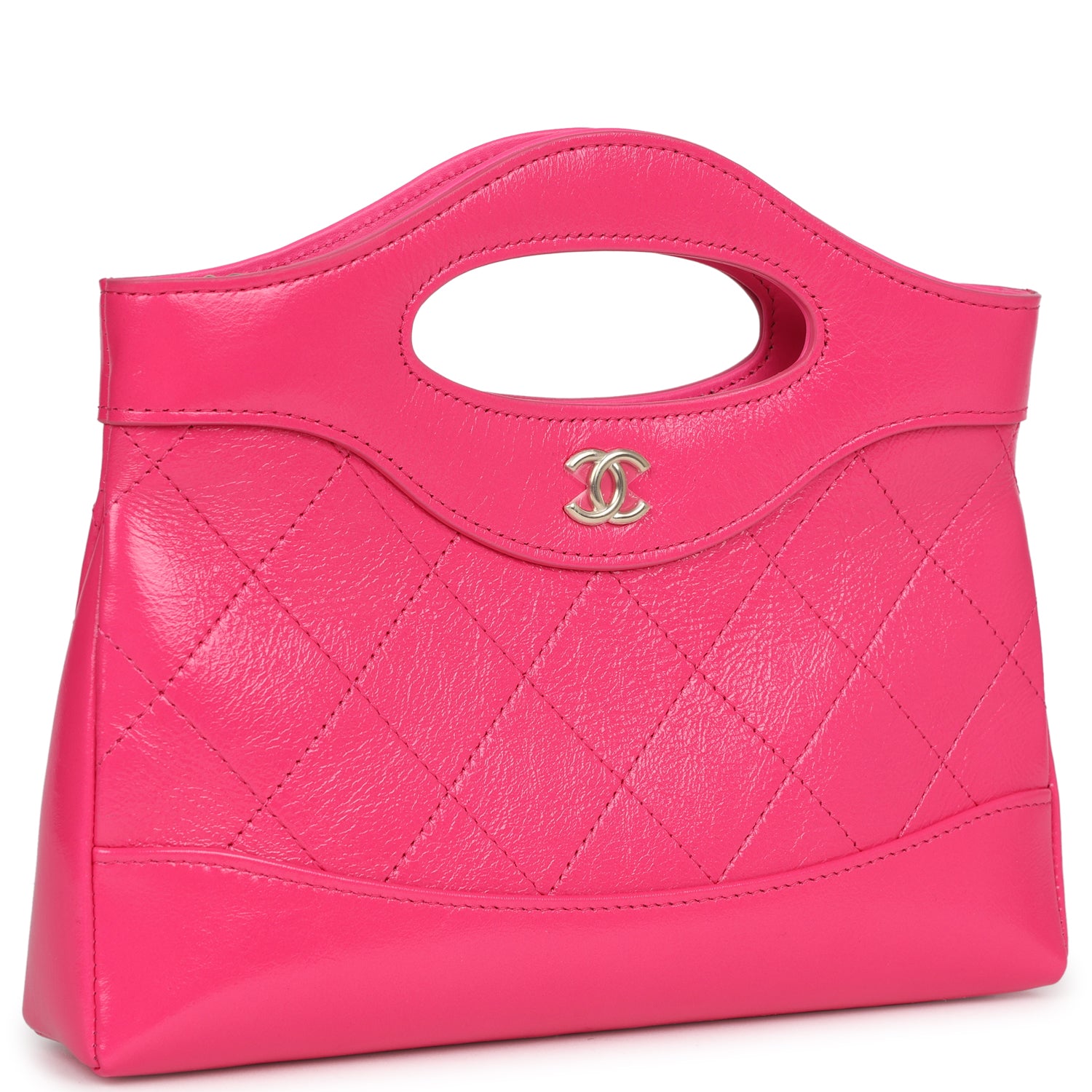 pre-owned-chanel-nano-31-shopper-hot-pink-shiny-aged-calfskin-gold-metal-1