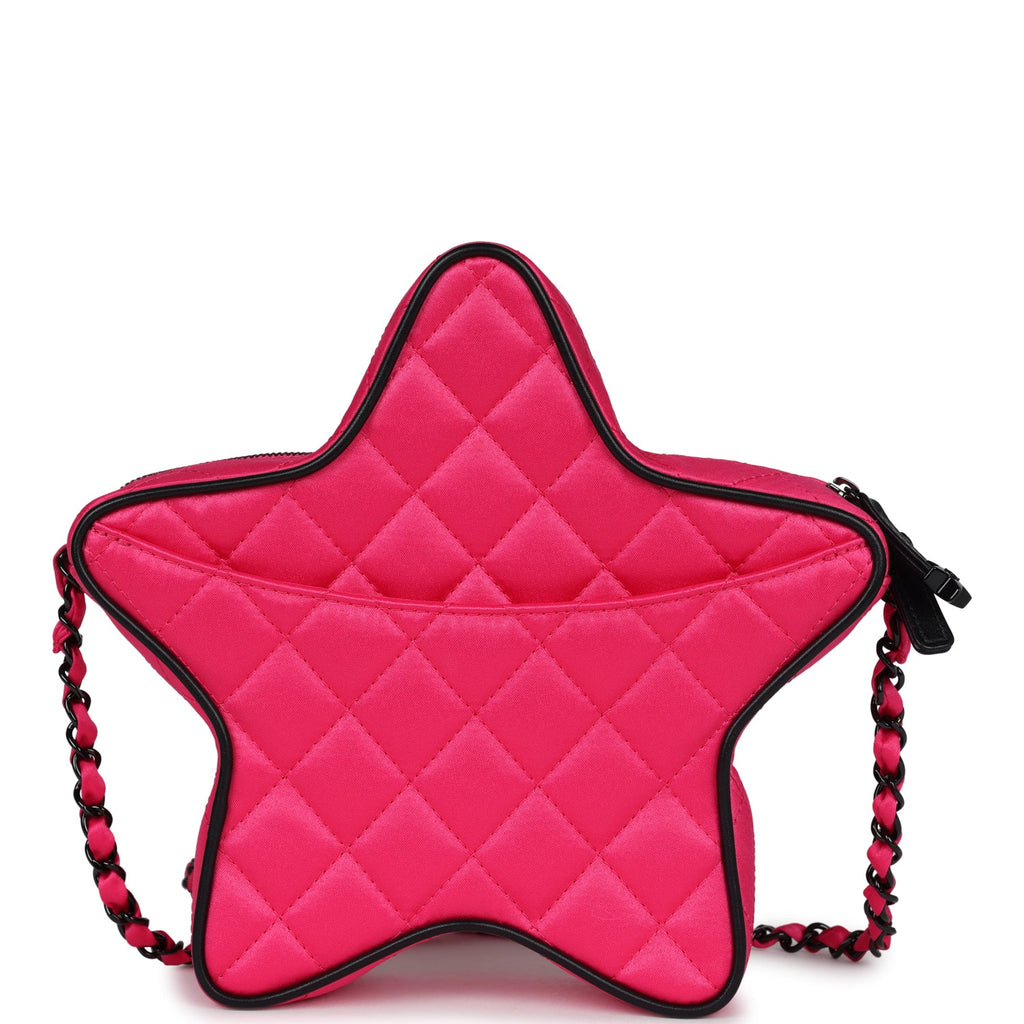 chanel-cc-star-bag-fuchsia-and-black-satin-black-metal-metal