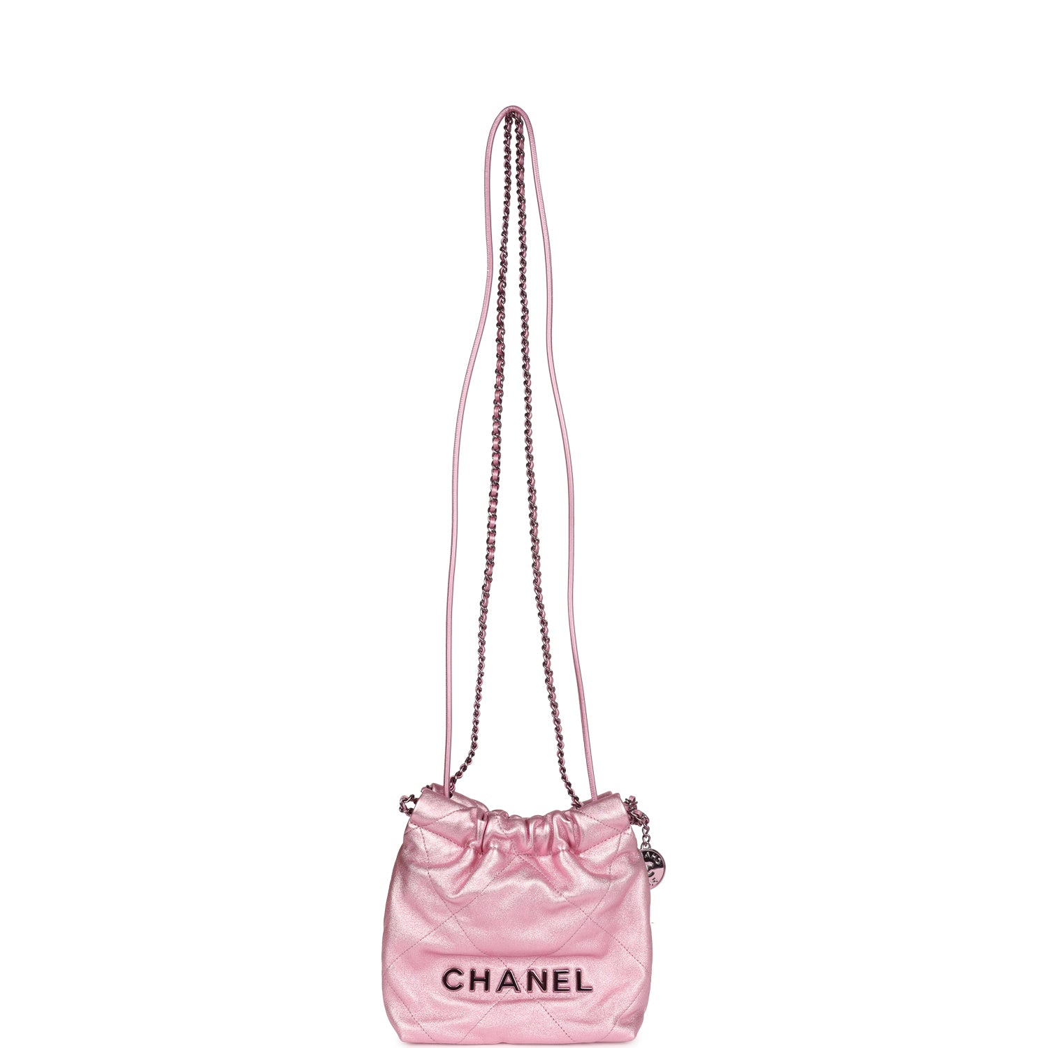 chanel-mini-22-bag-pink-metallic-lambskin-lacquered-metal-metal