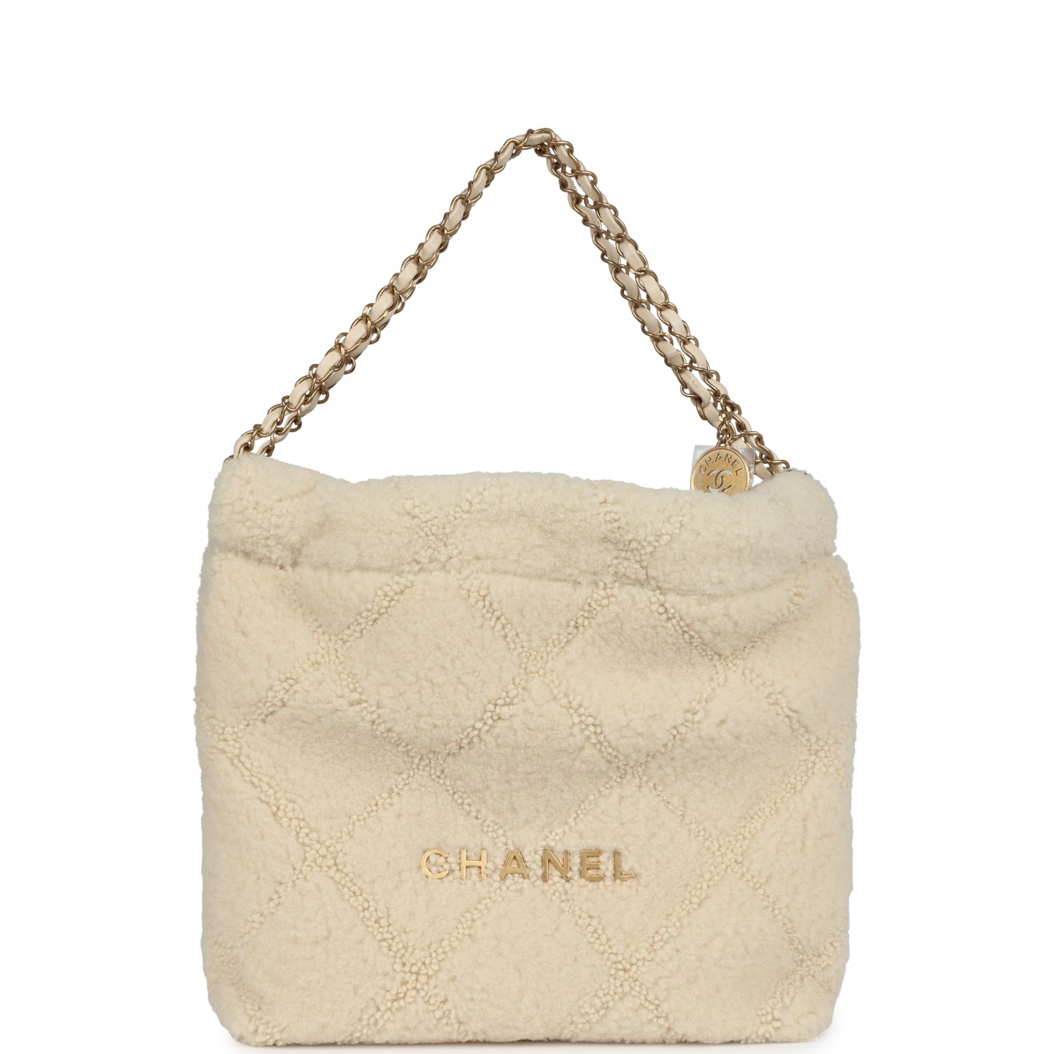 chanel-small-22-bag-ecru-shearling-brushed-gold-metal