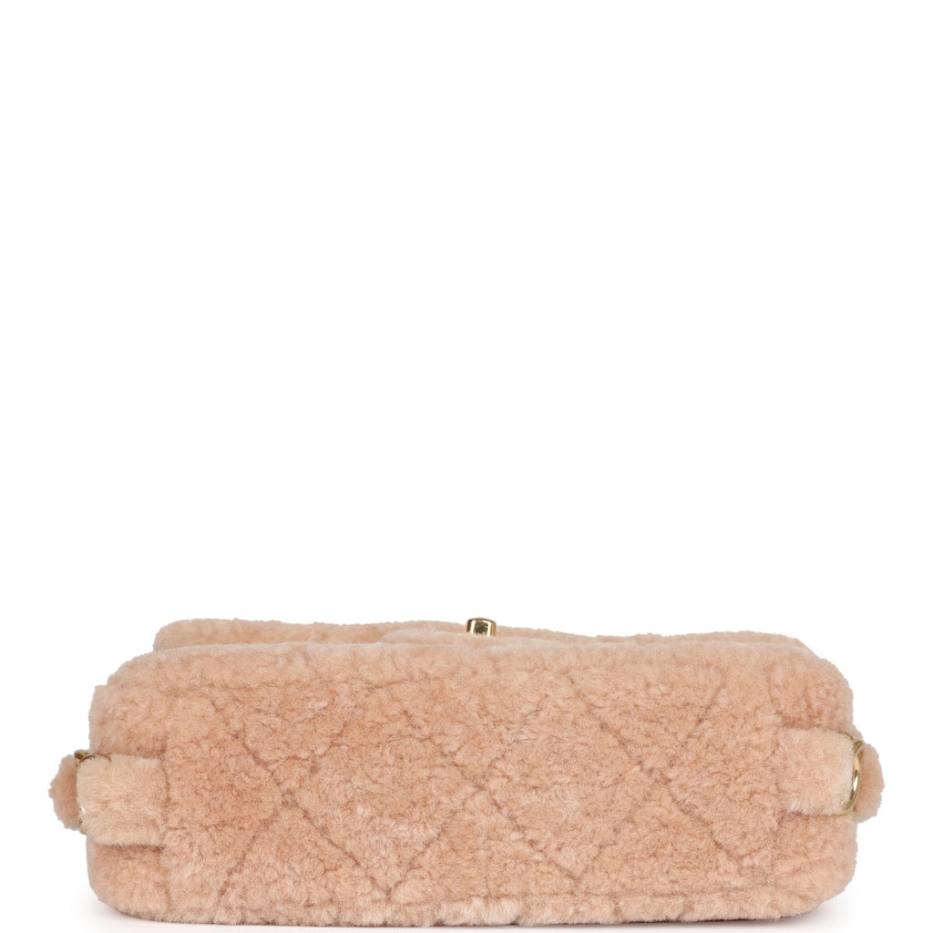 chanel-small-cc-flap-bag-light-pink-shearling-brushed-gold-metal