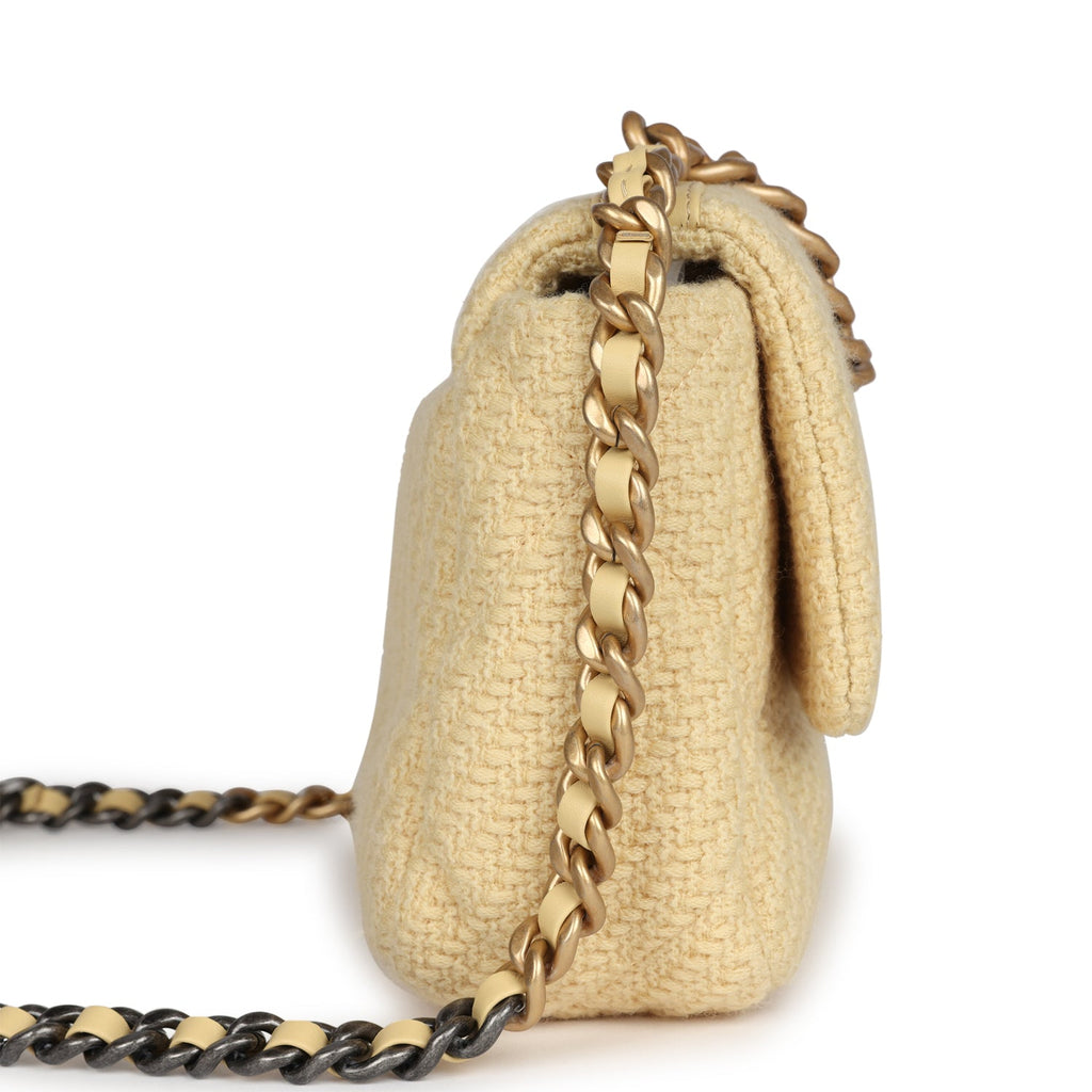 chanel-medium-19-flap-bag-light-yellow-wool-mixed-metal-metal