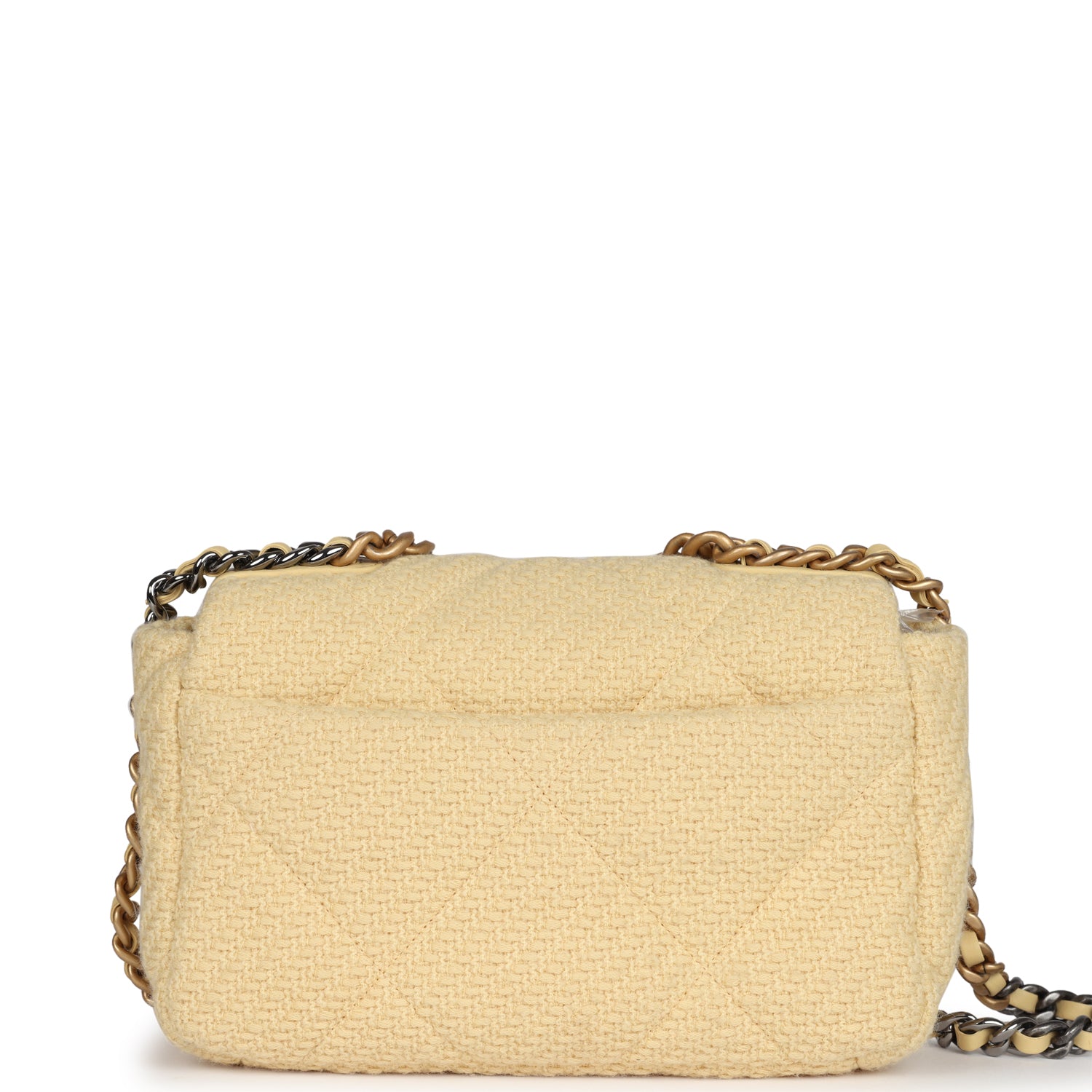 chanel-medium-19-flap-bag-light-yellow-wool-mixed-metal-metal