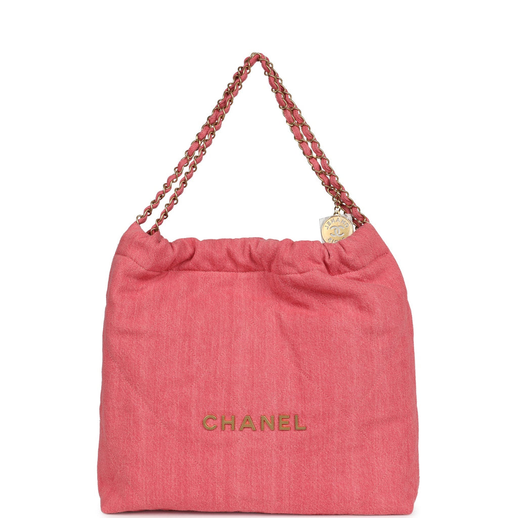 chanel-small-22-bag-light-red-washed-denim-gold-metal