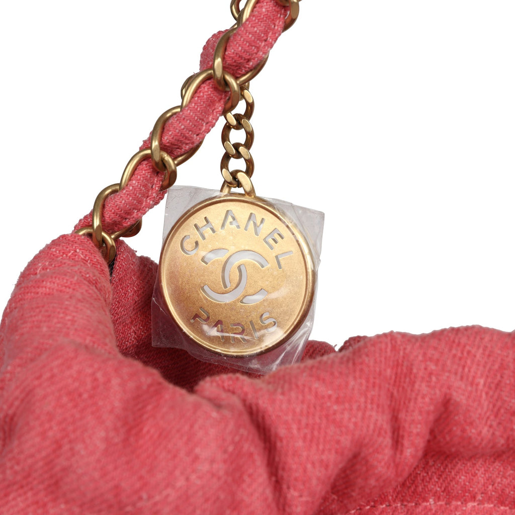 chanel-small-22-bag-light-red-washed-denim-gold-metal