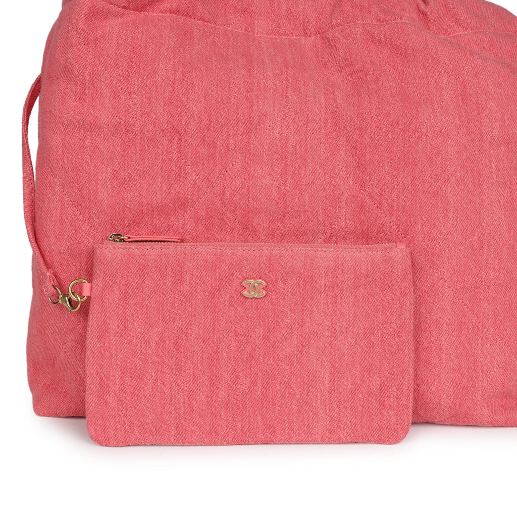 chanel-small-22-bag-light-red-washed-denim-gold-metal