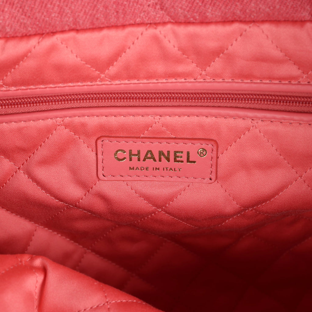 chanel-small-22-bag-light-red-washed-denim-gold-metal