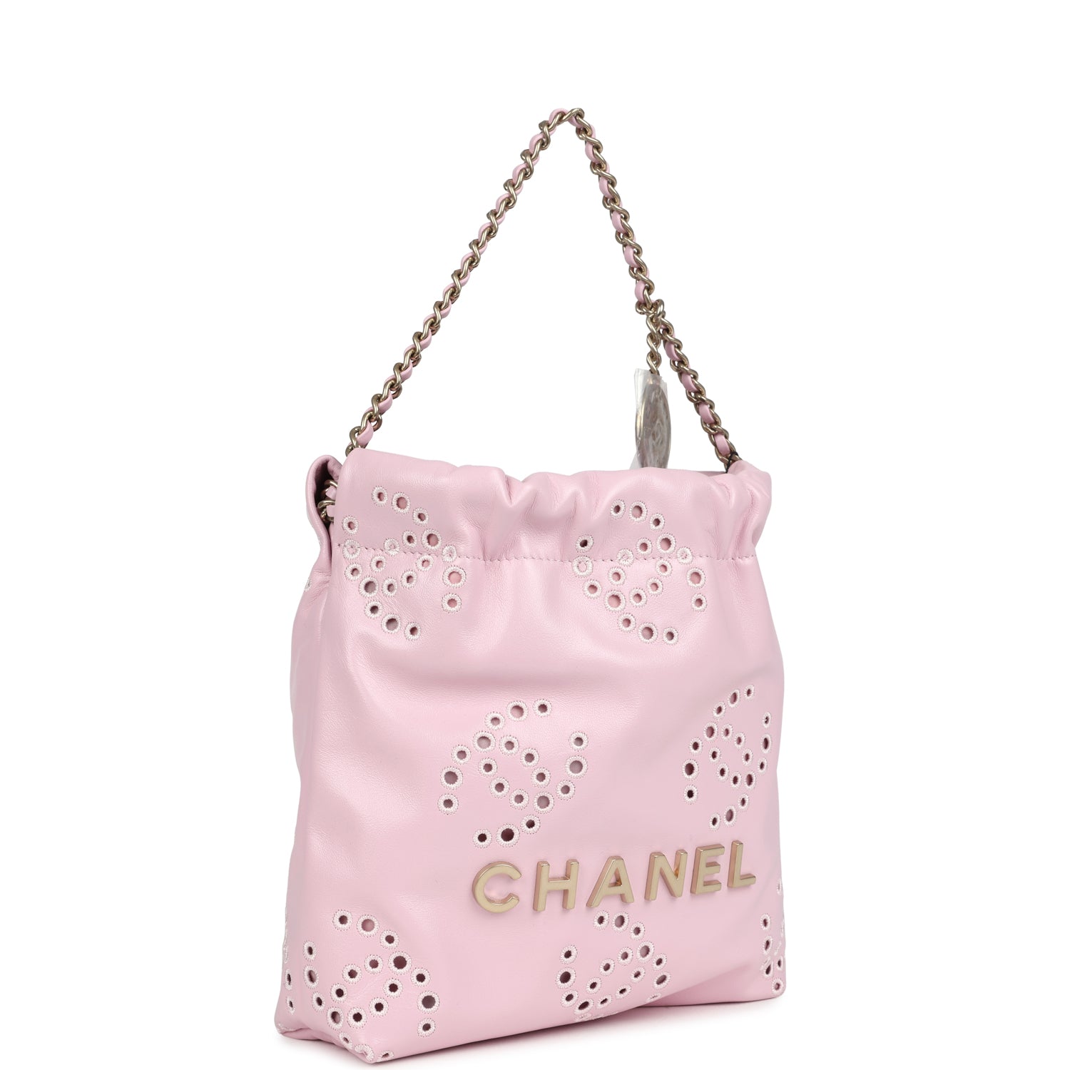 chanel-mini-22-bag-pink-shiny-calfskin-brushed-gold-metal