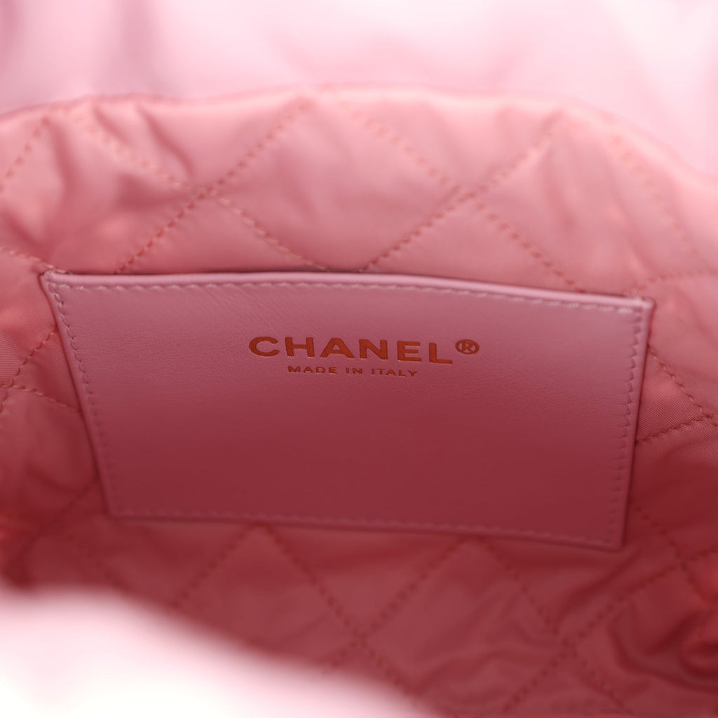 chanel-mini-22-bag-pink-shiny-calfskin-brushed-gold-metal