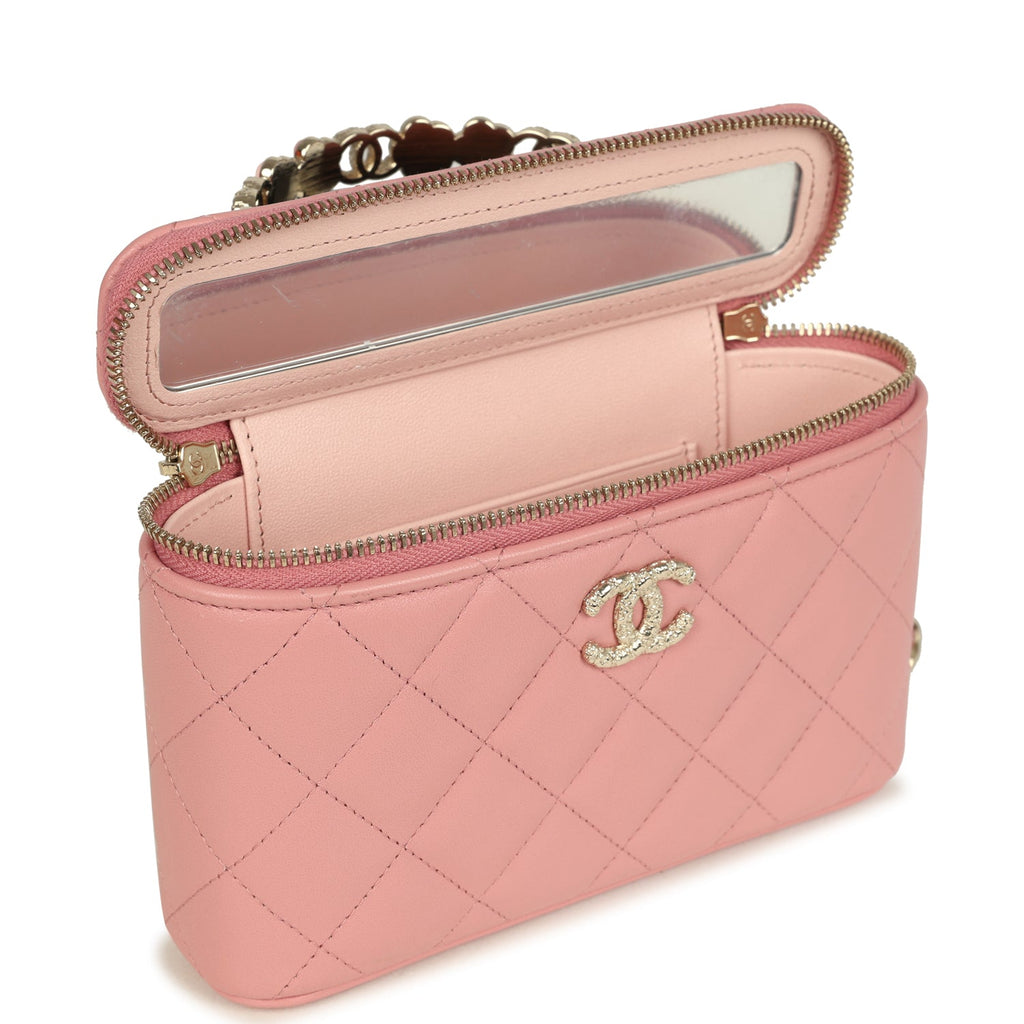 chanel-flower-top-handle-long-vanity-case-with-chain-pink-lambskin-light-gold-metal