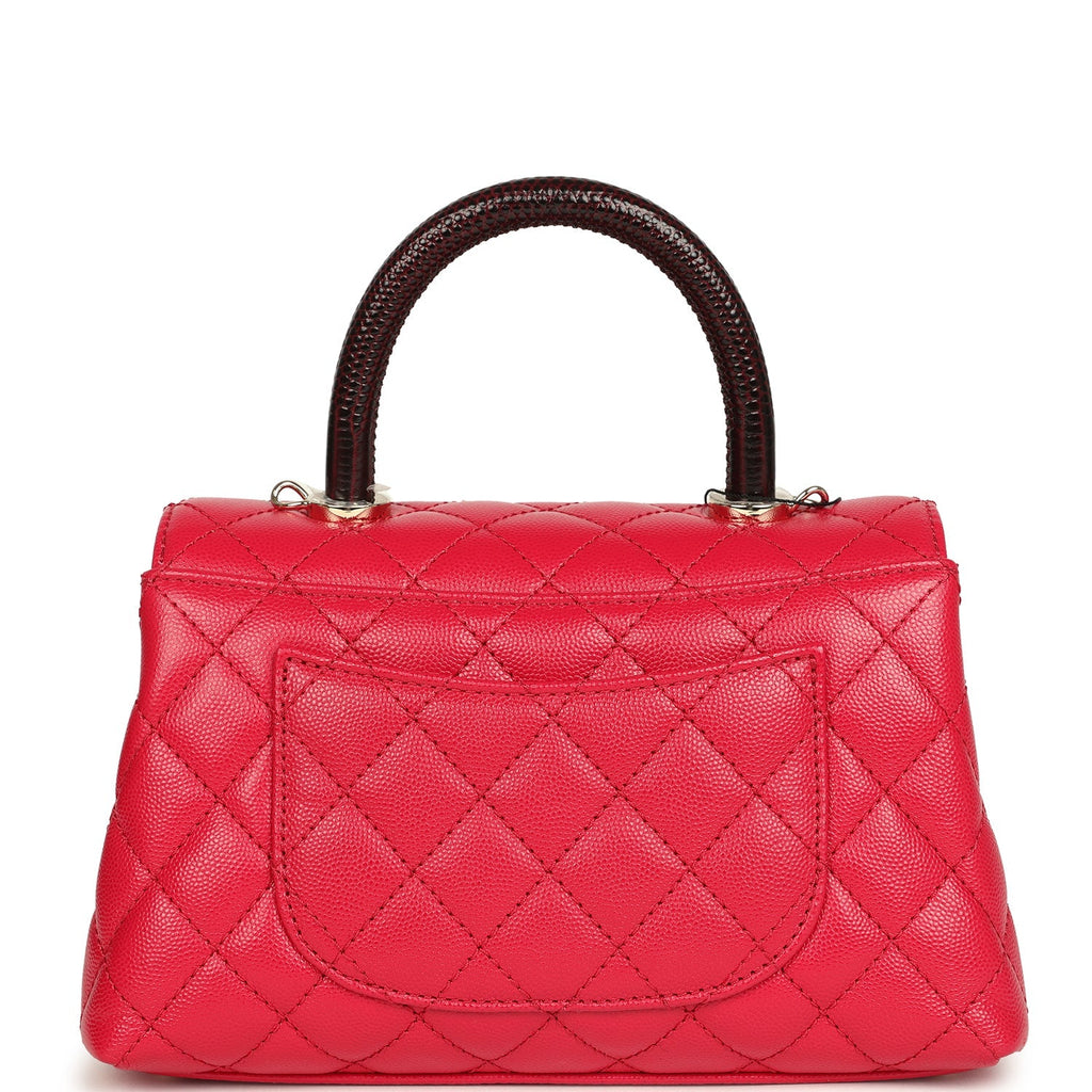 chanel-mini-coco-top-handle-flap-bag-dark-red-shiny-caviar-and-burgundy-lizard-light-gold-metal