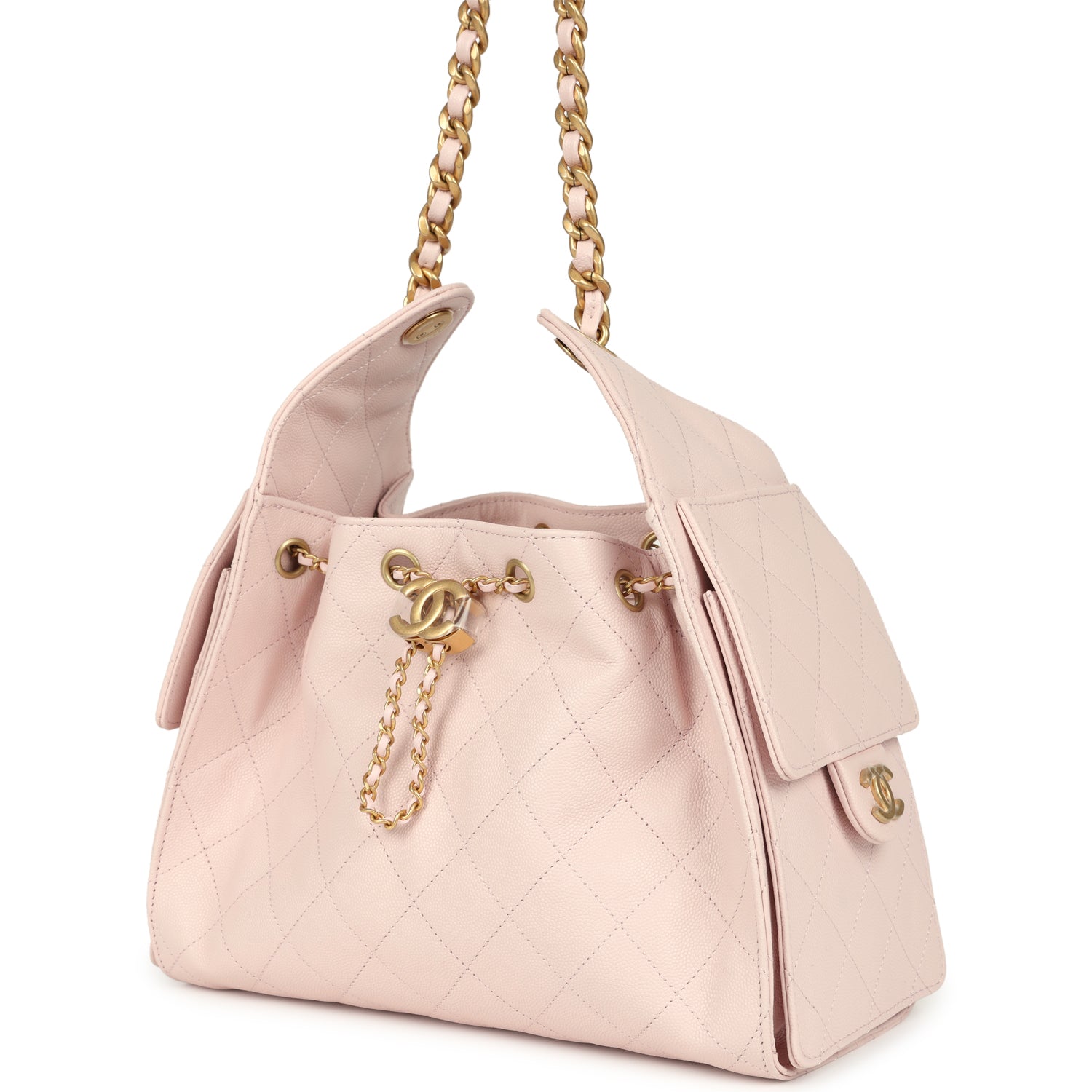chanel-small-25-hobo-bag-light-pink-caviar-antique-gold-metal-9