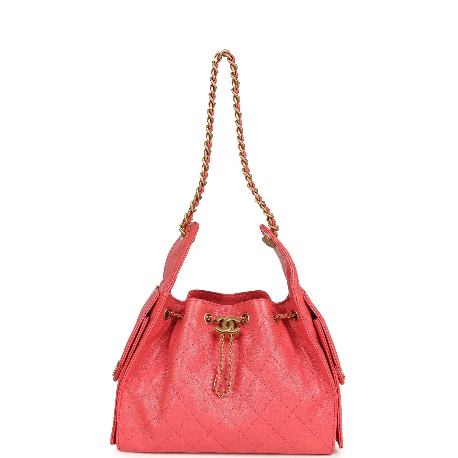 chanel-small-25-hobo-bag-coral-pink-caviar-antique-gold-metal-2