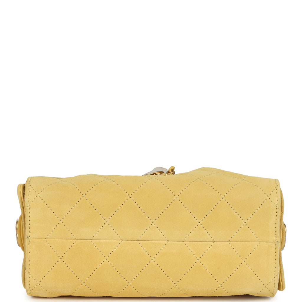 chanel-mini-25-hobo-bag-yellow-suede-antique-gold-metal-1