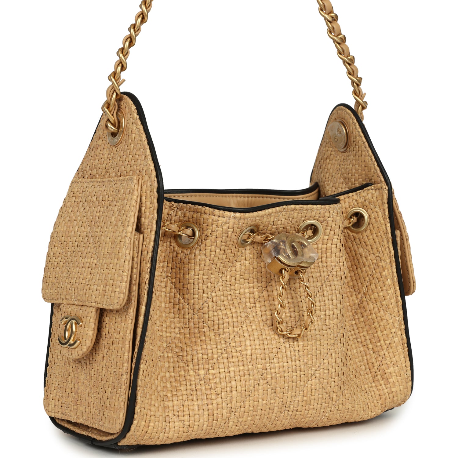 chanel-mini-25-hobo-bag-beige-raffia-and-black-calfskin-antique-gold-metal-1