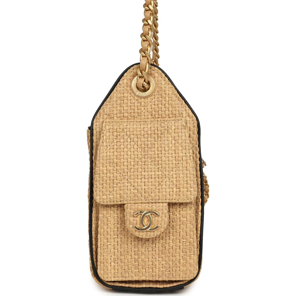 chanel-mini-25-hobo-bag-beige-raffia-and-black-calfskin-antique-gold-metal-1