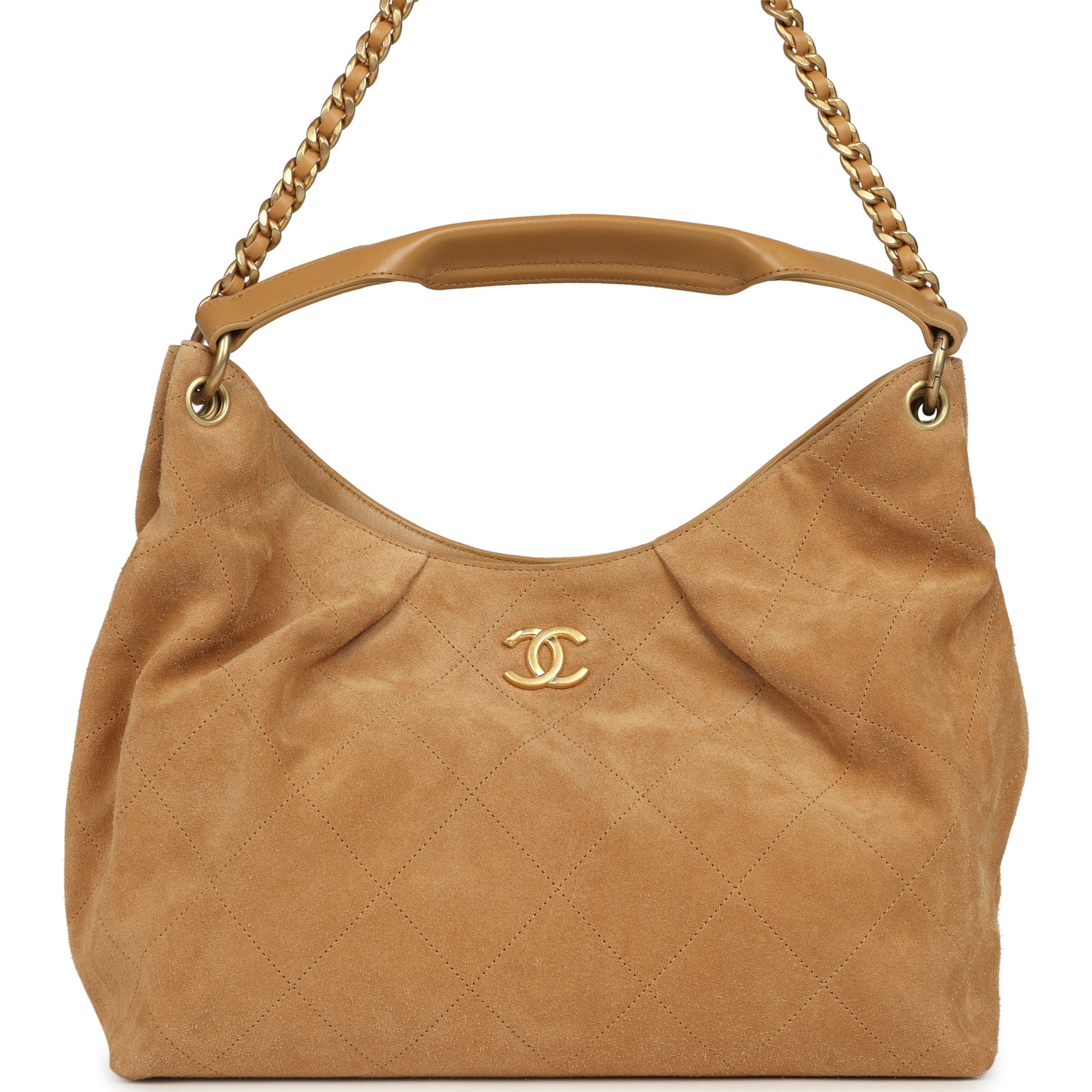 chanel-maxi-hobo-bag-beige-suede-antique-gold-metal