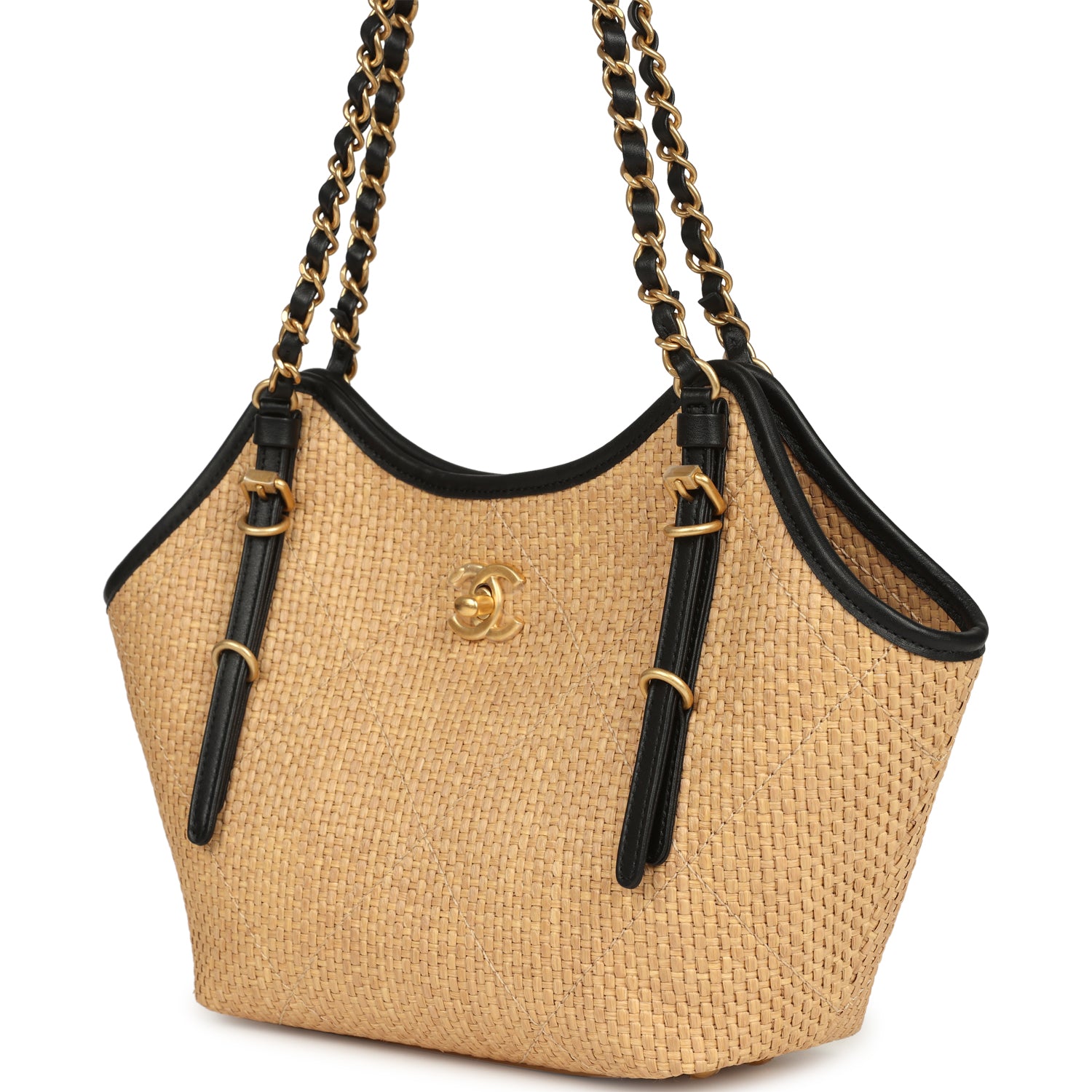 chanel-small-coco-shopping-bag-raffia-and-black-calfskin-antique-gold-metal