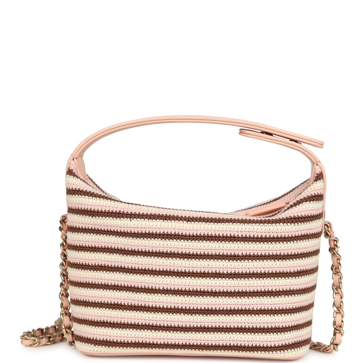 chanel-mini-hobo-pouch-with-chain-light-pink-brown-and-white-crochet-and-lambskin-light-gold-metal