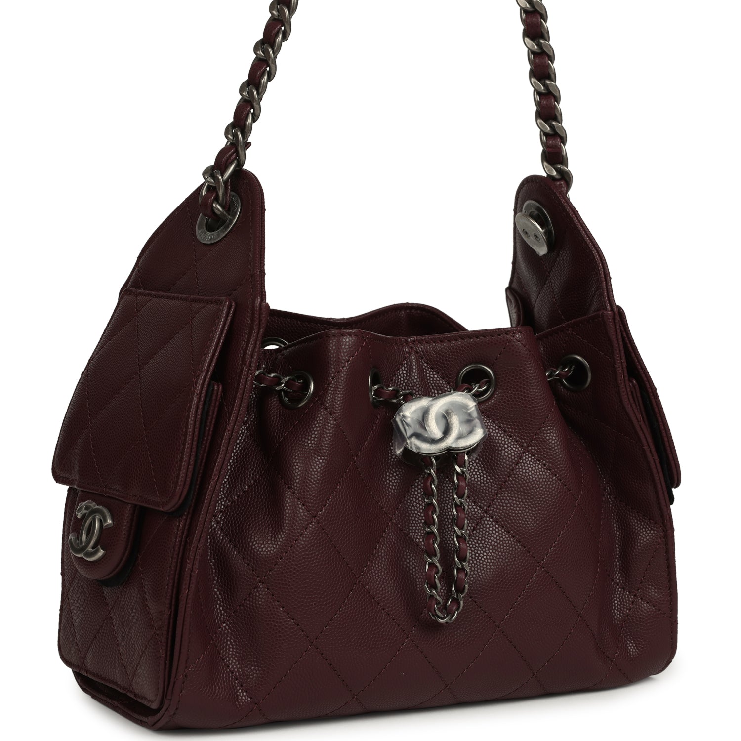 chanel-mini-25-hobo-bag-burgundy-caviar-aged-ruthenium-metal