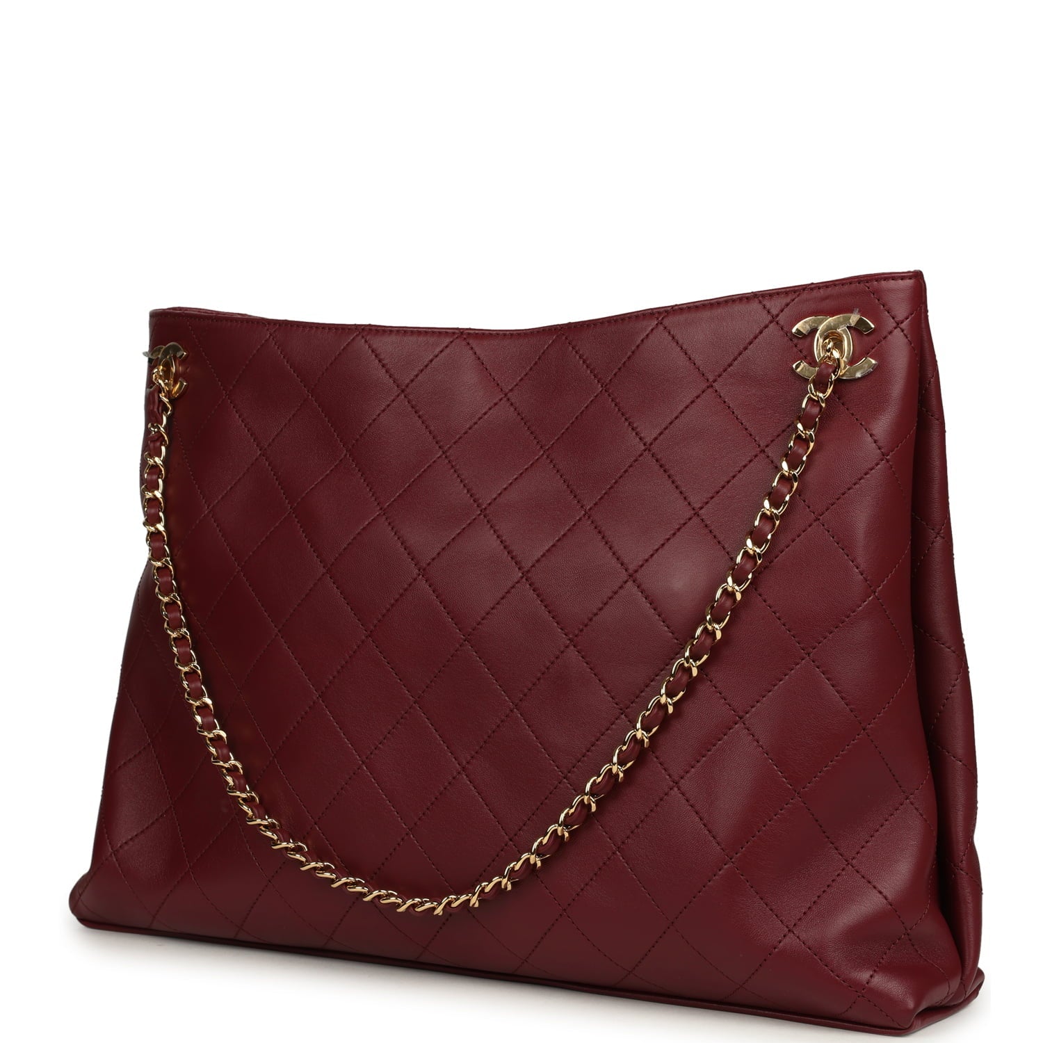 chanel-large-cc-shopping-bag-burgundy-lambskin-gold-metal