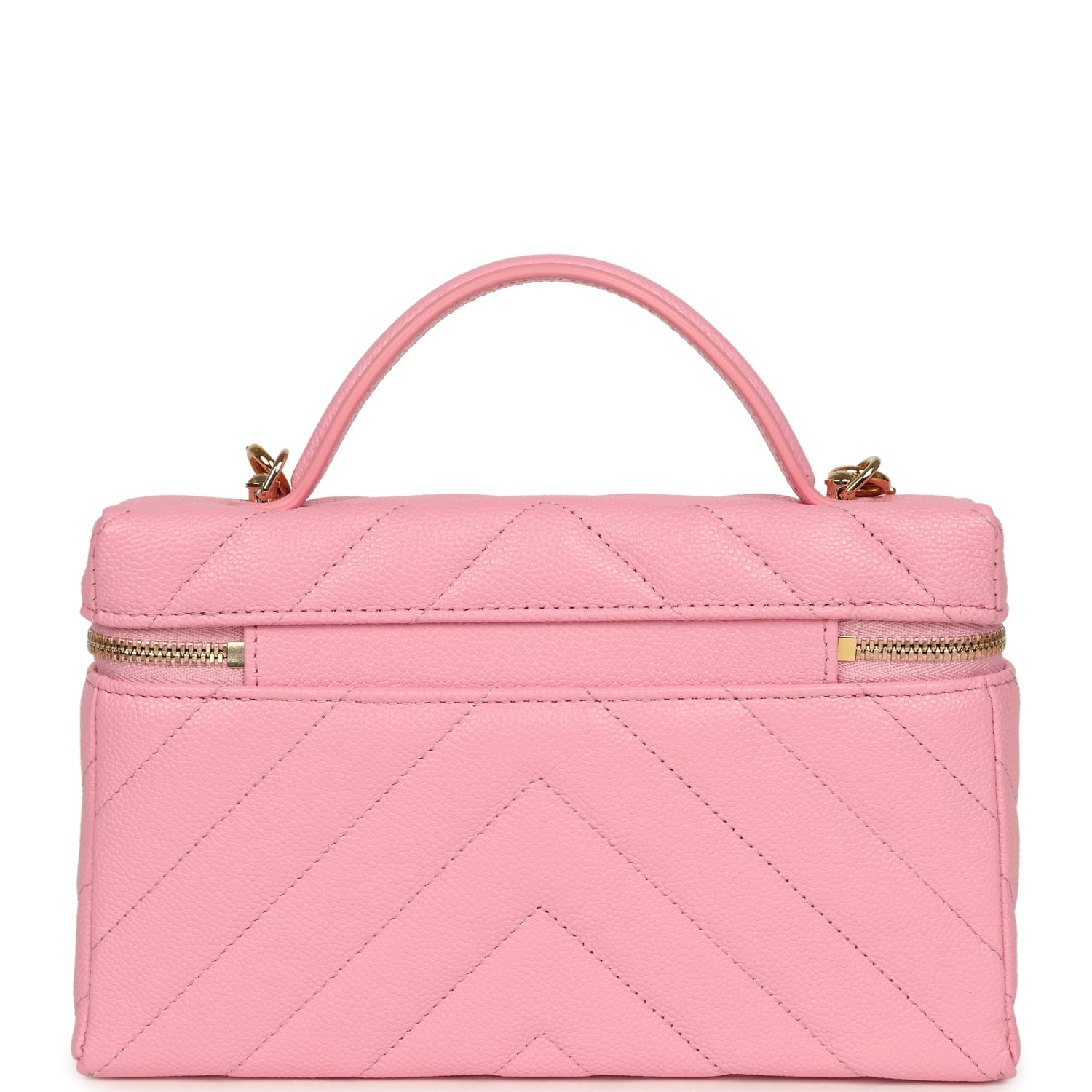 chanel-sleek-chevron-top-handle-long-vanity-case-with-chain-pink-shiny-caviar-gold-metal