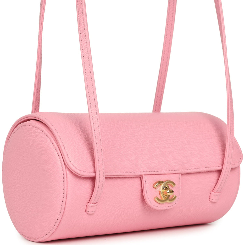 chanel-preppy-coco-bowling-bag-pink-shiny-caviar-brushed-gold-metal