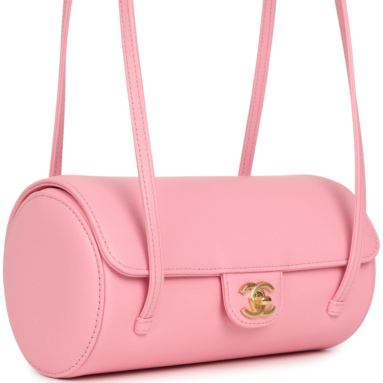 chanel-preppy-coco-bowling-bag-pink-shiny-caviar-brushed-gold-metal